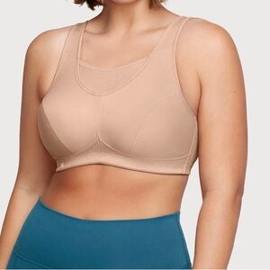Glamorise Beige Camisole Sports Bra